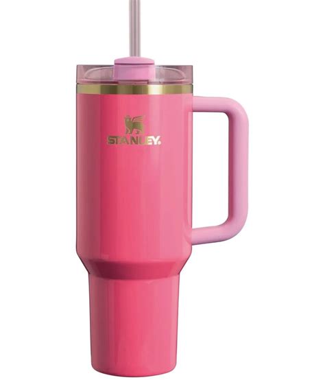 stanley quencher pink cup.